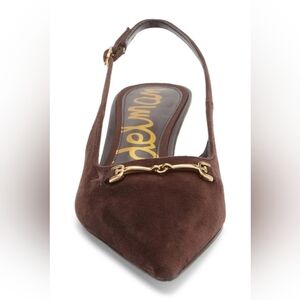 Sam Edelman Women’s Farrah Kitten Heel Pointed Toe Slingback Pump. Size 11.